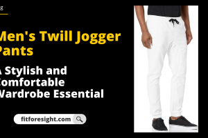 Men's Twill Jogger Pants